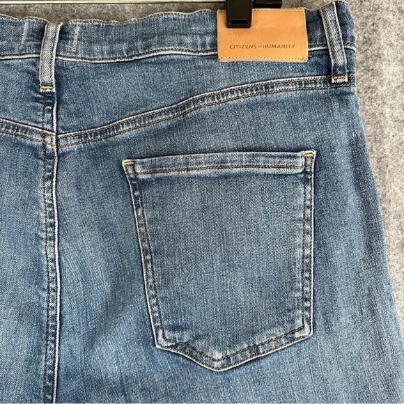 CITIZENS OF HUMANITY Lilah High Rise Bootcut Flare Blue Jeans Size 32 FLAW - Picture 14 of 15